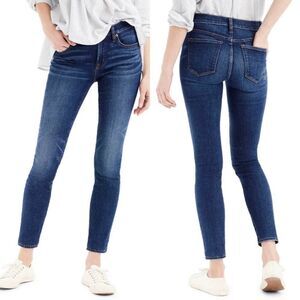 J. Crew Trademark Toothpick Dark Wash Jeans 27T